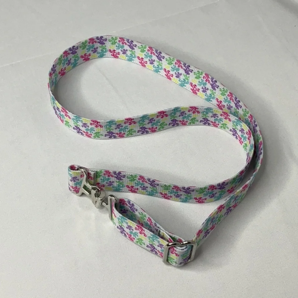 Pony Patterned Belt Adjustable Pink Lavender Aqua Yellow